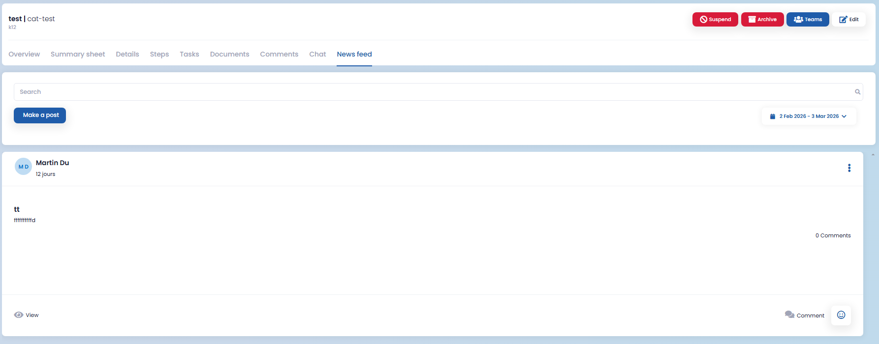 Activity Feed